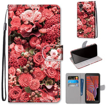 Load image into Gallery viewer, Coloured Drawing Cross Texture Horizontal Flip PU Leather Case with Holder &amp; Card Slots &amp; Wallet &amp; Lanyard, For Samsung Galaxy Xcover 5
