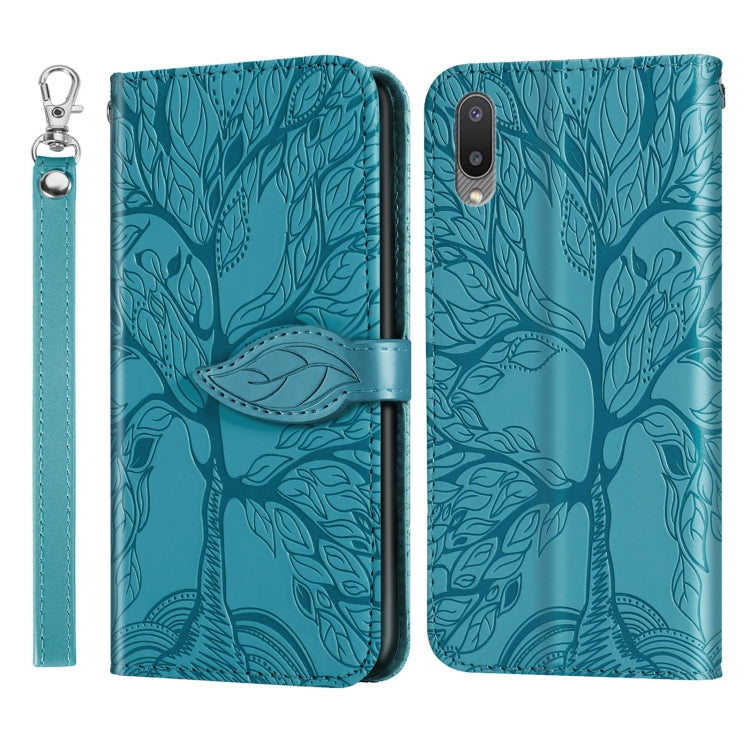 Life of Tree Embossing Pattern Horizontal Flip Leather Case with Holder & Card Slot & Wallet & Photo Frame & Lanyard, For Samsung Galaxy A02, For Samsung Galaxy A32 5G, For Samsung Galaxy M62, For Xiaomi Mi 11, For Xiaomi Poco M3