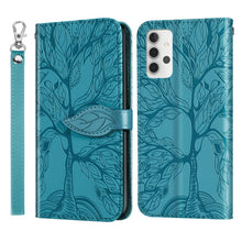 Load image into Gallery viewer, Life of Tree Embossing Pattern Horizontal Flip Leather Case with Holder &amp; Card Slot &amp; Wallet &amp; Photo Frame &amp; Lanyard, For Samsung Galaxy A02, For Samsung Galaxy A32 5G, For Samsung Galaxy M62, For Xiaomi Mi 11, For Xiaomi Poco M3