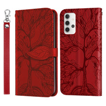 Load image into Gallery viewer, Life of Tree Embossing Pattern Horizontal Flip Leather Case with Holder &amp; Card Slot &amp; Wallet &amp; Photo Frame &amp; Lanyard, For Samsung Galaxy A02, For Samsung Galaxy A32 5G, For Samsung Galaxy M62, For Xiaomi Mi 11, For Xiaomi Poco M3