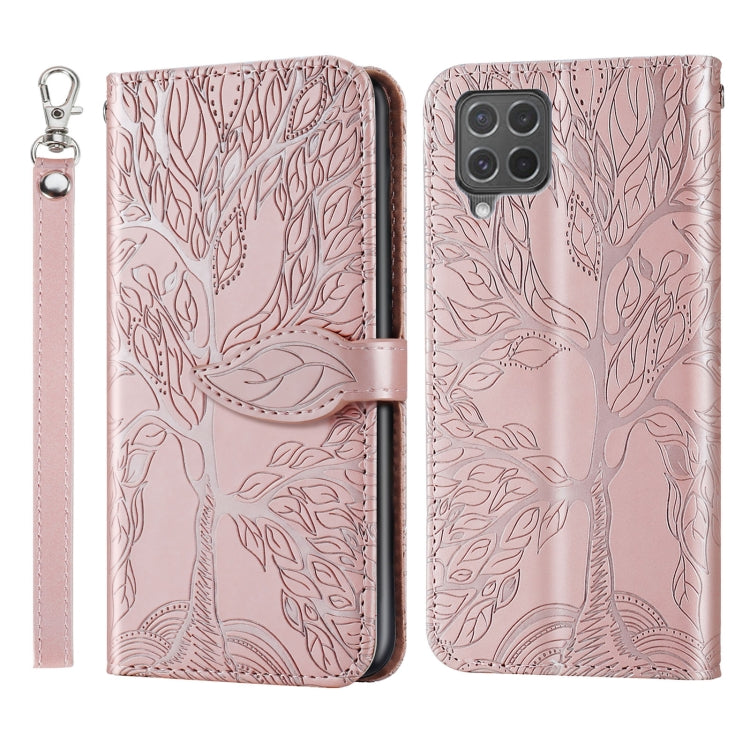 Life of Tree Embossing Pattern Horizontal Flip Leather Case with Holder & Card Slot & Wallet & Photo Frame & Lanyard, For Samsung Galaxy A02, For Samsung Galaxy A32 5G, For Samsung Galaxy M62, For Xiaomi Mi 11, For Xiaomi Poco M3