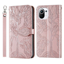 Load image into Gallery viewer, Life of Tree Embossing Pattern Horizontal Flip Leather Case with Holder &amp; Card Slot &amp; Wallet &amp; Photo Frame &amp; Lanyard, For Samsung Galaxy A02, For Samsung Galaxy A32 5G, For Samsung Galaxy M62, For Xiaomi Mi 11, For Xiaomi Poco M3