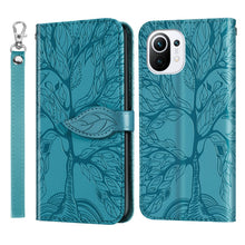 Load image into Gallery viewer, Life of Tree Embossing Pattern Horizontal Flip Leather Case with Holder &amp; Card Slot &amp; Wallet &amp; Photo Frame &amp; Lanyard, For Samsung Galaxy A02, For Samsung Galaxy A32 5G, For Samsung Galaxy M62, For Xiaomi Mi 11, For Xiaomi Poco M3