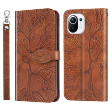 Load image into Gallery viewer, Life of Tree Embossing Pattern Horizontal Flip Leather Case with Holder &amp; Card Slot &amp; Wallet &amp; Photo Frame &amp; Lanyard, For Samsung Galaxy A02, For Samsung Galaxy A32 5G, For Samsung Galaxy M62, For Xiaomi Mi 11, For Xiaomi Poco M3