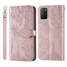 Load image into Gallery viewer, Life of Tree Embossing Pattern Horizontal Flip Leather Case with Holder &amp; Card Slot &amp; Wallet &amp; Photo Frame &amp; Lanyard, For Samsung Galaxy A02, For Samsung Galaxy A32 5G, For Samsung Galaxy M62, For Xiaomi Mi 11, For Xiaomi Poco M3