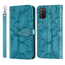 Load image into Gallery viewer, Life of Tree Embossing Pattern Horizontal Flip Leather Case with Holder &amp; Card Slot &amp; Wallet &amp; Photo Frame &amp; Lanyard, For Samsung Galaxy A02, For Samsung Galaxy A32 5G, For Samsung Galaxy M62, For Xiaomi Mi 11, For Xiaomi Poco M3