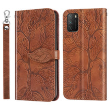 Load image into Gallery viewer, Life of Tree Embossing Pattern Horizontal Flip Leather Case with Holder &amp; Card Slot &amp; Wallet &amp; Photo Frame &amp; Lanyard, For Samsung Galaxy A02, For Samsung Galaxy A32 5G, For Samsung Galaxy M62, For Xiaomi Mi 11, For Xiaomi Poco M3