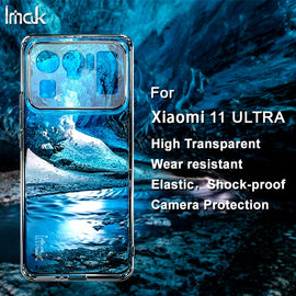 For Xiaomi Mi 11 Ultra IMAK UX-5 Series Transparent Shockproof TPU Protective Case