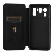Load image into Gallery viewer, Carbon Fiber Texture Magnetic Horizontal Flip TPU + PC + PU Leather Case with Card Slot, For Xiaomi Mi 11 Ultra, For Xiaomi Mi 11 Pro, For Xiaomi Mi 11 Lite, For Realme C21, For Oppo Find X3 / X3 Pro