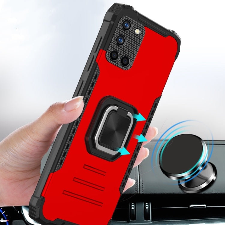 Fierce Warrior Series Armor All-inclusive Shockproof Aluminum Alloy + TPU Protective Case with Ring Holder, For Samsung Galaxy A52 4G / 5G
