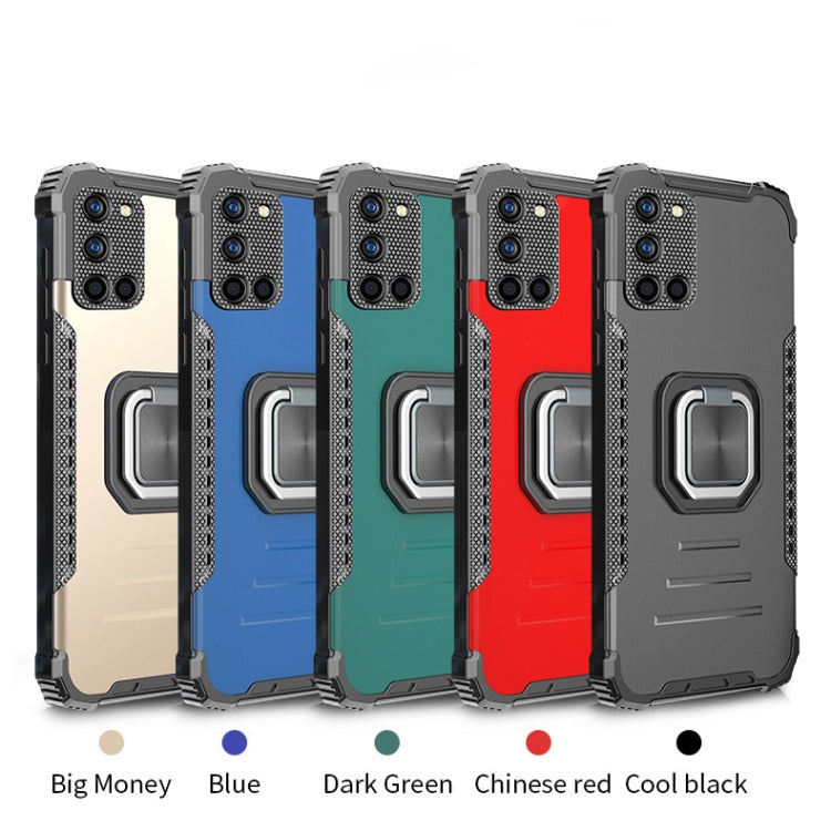 Fierce Warrior Series Armor All-inclusive Shockproof Aluminum Alloy + TPU Protective Case with Ring Holder, For Samsung Galaxy A52 4G / 5G