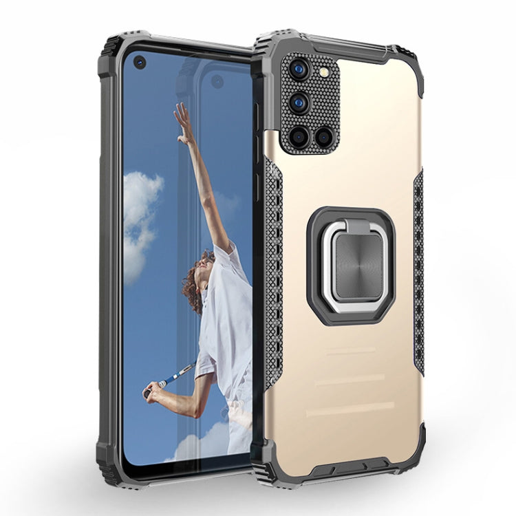 Fierce Warrior Series Armor All-inclusive Shockproof Aluminum Alloy + TPU Protective Case with Ring Holder, For Samsung Galaxy A52 4G / 5G