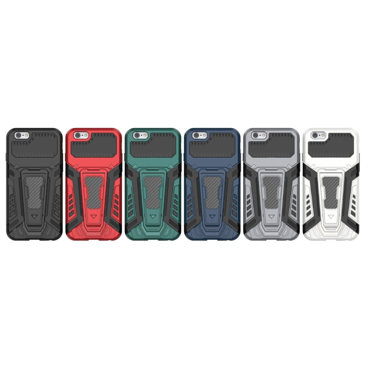 War Chariot Series Armor All-inclusive Shockproof PC + TPU Protective Case with Invisible Holder, For iPhone 6, For iPhone 6 Plus, For iPhone SE 2022 / SE 2020 / 8 / 7, For iPhone 8 Plus / 7 Plus, For iPhone 11, For iPhone 11 Pro Max                   ...