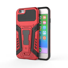 Load image into Gallery viewer, War Chariot Series Armor All-inclusive Shockproof PC + TPU Protective Case with Invisible Holder, For iPhone 6, For iPhone 6 Plus, For iPhone SE 2022 / SE 2020 / 8 / 7, For iPhone 8 Plus / 7 Plus, For iPhone 11, For iPhone 11 Pro Max                   ...
