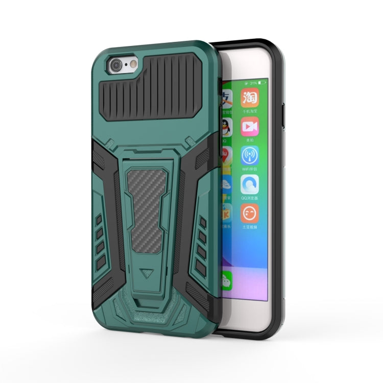 War Chariot Series Armor All-inclusive Shockproof PC + TPU Protective Case with Invisible Holder, For iPhone 6, For iPhone 6 Plus, For iPhone SE 2022 / SE 2020 / 8 / 7, For iPhone 8 Plus / 7 Plus, For iPhone 11, For iPhone 11 Pro Max                   ...