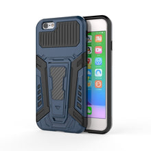 Load image into Gallery viewer, War Chariot Series Armor All-inclusive Shockproof PC + TPU Protective Case with Invisible Holder, For iPhone 6, For iPhone 6 Plus, For iPhone SE 2022 / SE 2020 / 8 / 7, For iPhone 8 Plus / 7 Plus, For iPhone 11, For iPhone 11 Pro Max                   ...