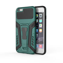 Load image into Gallery viewer, War Chariot Series Armor All-inclusive Shockproof PC + TPU Protective Case with Invisible Holder, For iPhone 6, For iPhone 6 Plus, For iPhone SE 2022 / SE 2020 / 8 / 7, For iPhone 8 Plus / 7 Plus, For iPhone 11, For iPhone 11 Pro Max                   ...