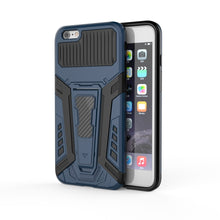 Load image into Gallery viewer, War Chariot Series Armor All-inclusive Shockproof PC + TPU Protective Case with Invisible Holder, For iPhone 6, For iPhone 6 Plus, For iPhone SE 2022 / SE 2020 / 8 / 7, For iPhone 8 Plus / 7 Plus, For iPhone 11, For iPhone 11 Pro Max                   ...