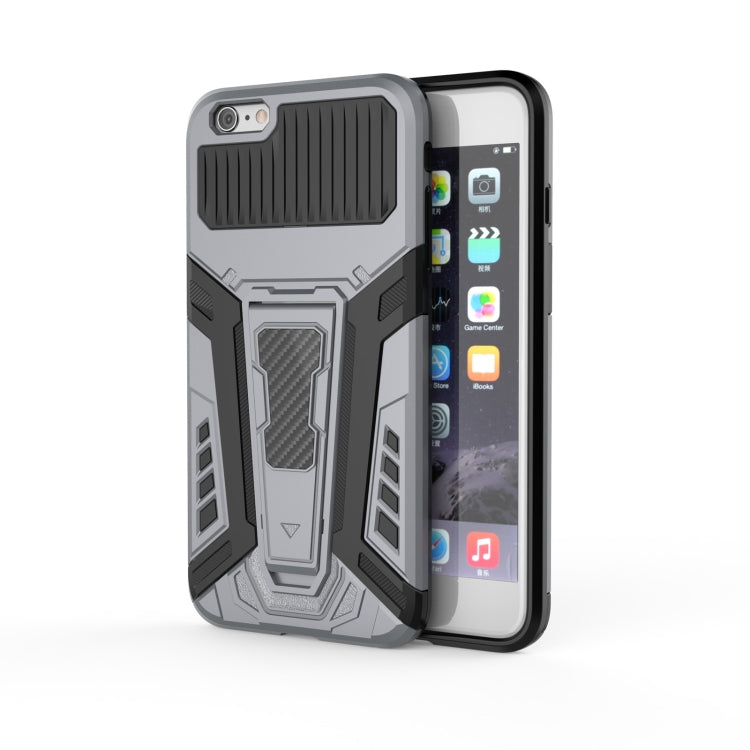 War Chariot Series Armor All-inclusive Shockproof PC + TPU Protective Case with Invisible Holder, For iPhone 6, For iPhone 6 Plus, For iPhone SE 2022 / SE 2020 / 8 / 7, For iPhone 8 Plus / 7 Plus, For iPhone 11, For iPhone 11 Pro Max                   ...
