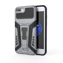 Load image into Gallery viewer, War Chariot Series Armor All-inclusive Shockproof PC + TPU Protective Case with Invisible Holder, For iPhone 6, For iPhone 6 Plus, For iPhone SE 2022 / SE 2020 / 8 / 7, For iPhone 8 Plus / 7 Plus, For iPhone 11, For iPhone 11 Pro Max                   ...