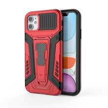 Load image into Gallery viewer, War Chariot Series Armor All-inclusive Shockproof PC + TPU Protective Case with Invisible Holder, For iPhone 6, For iPhone 6 Plus, For iPhone SE 2022 / SE 2020 / 8 / 7, For iPhone 8 Plus / 7 Plus, For iPhone 11, For iPhone 11 Pro Max                   ...