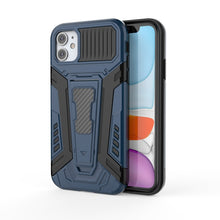 Load image into Gallery viewer, War Chariot Series Armor All-inclusive Shockproof PC + TPU Protective Case with Invisible Holder, For iPhone 6, For iPhone 6 Plus, For iPhone SE 2022 / SE 2020 / 8 / 7, For iPhone 8 Plus / 7 Plus, For iPhone 11, For iPhone 11 Pro Max                   ...