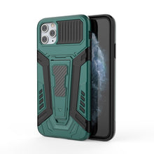 Load image into Gallery viewer, War Chariot Series Armor All-inclusive Shockproof PC + TPU Protective Case with Invisible Holder, For iPhone 6, For iPhone 6 Plus, For iPhone SE 2022 / SE 2020 / 8 / 7, For iPhone 8 Plus / 7 Plus, For iPhone 11, For iPhone 11 Pro Max                   ...
