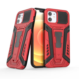 War Chariot Series Armor All-inclusive Shockproof PC + TPU Protective Case with Invisible Holder, For iPhone 12 mini, For iPhone 11 Pro