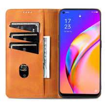 Load image into Gallery viewer, AZNS Magnetic Calf Texture Horizontal Flip Leather Case with Card Slots &amp; Holder &amp; Wallet, For OPPO A94 / F19 Pro / Reno5 Lite, For Xiaomi Mi 11 Ultra