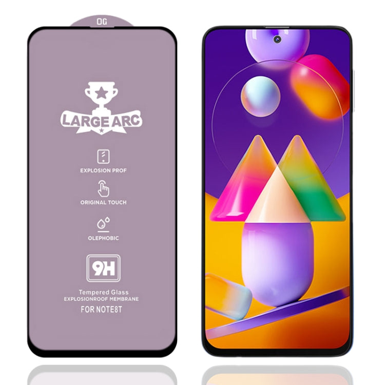 9H HD Large Arc High Alumina Full Screen Tempered Glass Film, For Samsung Galaxy M11 (1 PCS), For Samsung Galaxy M21 / M21 2021 (1 PCS), For Samsung Galaxy M31 (1 PCS), For Samsung Galaxy M31s (1 PCS), For Samsung Galaxy M51 (1 PCS)                    ...