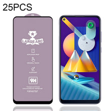 Load image into Gallery viewer, 25 PCS 9H HD Large Arc High Alumina Full Screen Tempered Glass Film, For Samsung Galaxy M11 (25 PCS), For Samsung Galaxy M21 / M21 2021 (25 PCS), For Samsung Galaxy M31 (25 PCS), For Samsung Galaxy M31s (25 PCS), For Samsung Galaxy M51 (25 PCS)        ...