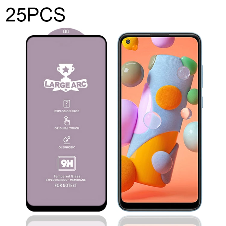 25 PCS 9H HD Large Arc High Alumina Full Screen Tempered Glass Film, For Samsung Galaxy M11 (25 PCS), For Samsung Galaxy M21 / M21 2021 (25 PCS), For Samsung Galaxy M31 (25 PCS), For Samsung Galaxy M31s (25 PCS), For Samsung Galaxy M51 (25 PCS)        ...