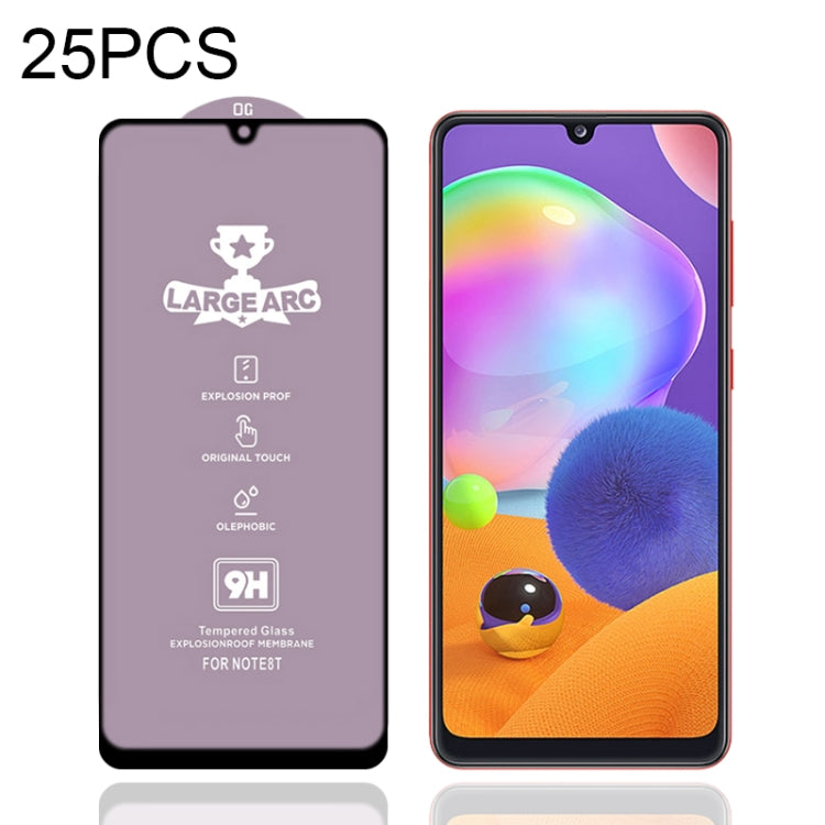 25 PCS 9H HD Large Arc High Alumina Full Screen Tempered Glass Film, For Samsung Galaxy M11 (25 PCS), For Samsung Galaxy M21 / M21 2021 (25 PCS), For Samsung Galaxy M31 (25 PCS), For Samsung Galaxy M31s (25 PCS), For Samsung Galaxy M51 (25 PCS)        ...