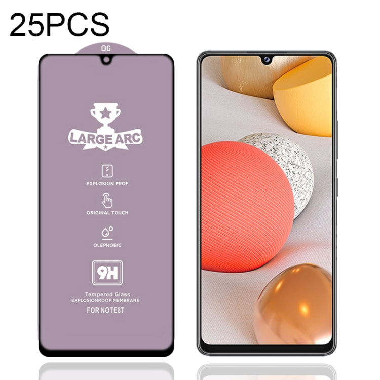 25 PCS 9H HD Large Arc High Alumina Full Screen Tempered Glass Film, For Samsung Galaxy M11 (25 PCS), For Samsung Galaxy M21 / M21 2021 (25 PCS), For Samsung Galaxy M31 (25 PCS), For Samsung Galaxy M31s (25 PCS), For Samsung Galaxy M51 (25 PCS)        ...