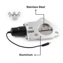 Load image into Gallery viewer, Universal Car Stainless Steel Racing Electric Exhaust Cutout Valves Control Motor, 2 inch, 2.25 inch, 3 inch