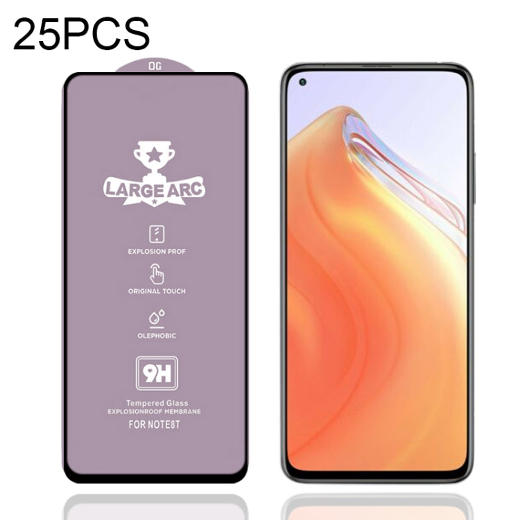 25 PCS 9H HD Large Arc High Alumina Full Screen Tempered Glass Film, For Xiaomi Redmi Note 10 (25 PCS), For Xiaomi Mi 10T 5G (25 PCS), For Xiaomi Mi 10T Pro 5G (25 PCS), For Xiaomi Mi 10T Lite 5G (25 PCS), For Xiaomi Mi 10 Lite Zoom (25 PCS)           ...