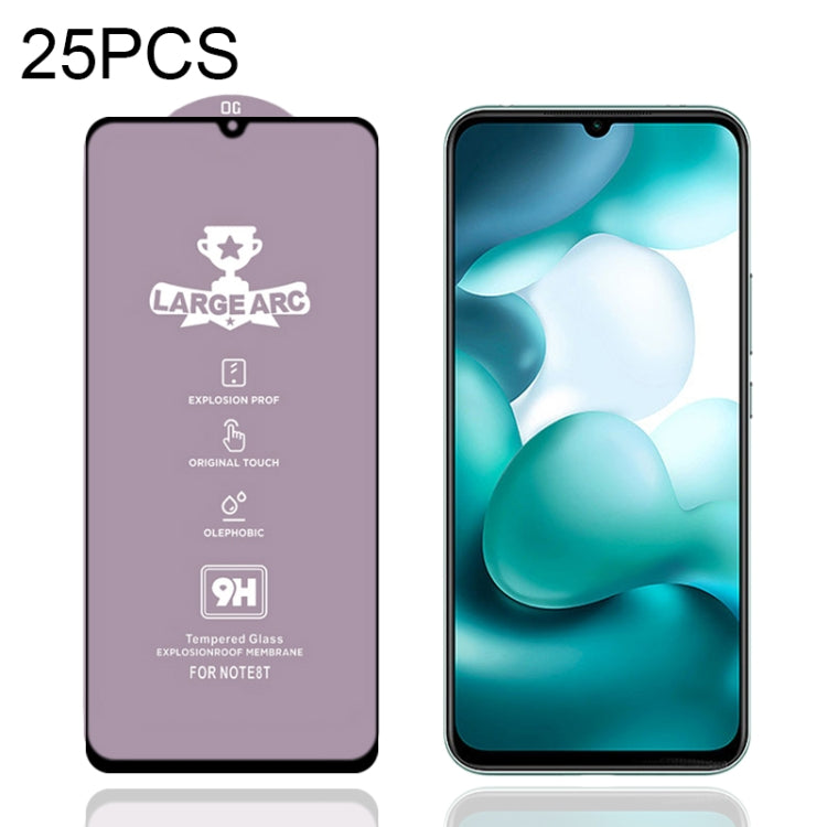25 PCS 9H HD Large Arc High Alumina Full Screen Tempered Glass Film, For Xiaomi Redmi Note 10 (25 PCS), For Xiaomi Mi 10T 5G (25 PCS), For Xiaomi Mi 10T Pro 5G (25 PCS), For Xiaomi Mi 10T Lite 5G (25 PCS), For Xiaomi Mi 10 Lite Zoom (25 PCS)           ...