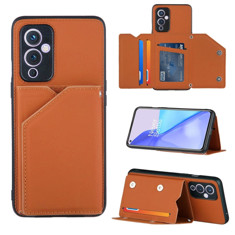 Skin Feel PU + TPU + PC Back Cover Shockproof Case with Card Slots & Holder & Photo Frame, For OPPO A93 5G, For OPPO A94, For Samsung Galaxy A02s (US Version), For Samsung Galaxy A02s (EU Version), For Samsung Galaxy A32 5G, For Xiaomi Mi 10T Lite 5G  ...