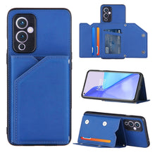Load image into Gallery viewer, Skin Feel PU + TPU + PC Back Cover Shockproof Case with Card Slots &amp; Holder &amp; Photo Frame, For OPPO A93 5G, For OPPO A94, For Samsung Galaxy A02s (US Version), For Samsung Galaxy A02s (EU Version), For Samsung Galaxy A32 5G, For Xiaomi Mi 10T Lite 5G  ...