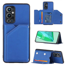 Load image into Gallery viewer, Skin Feel PU + TPU + PC Back Cover Shockproof Case with Card Slots &amp; Holder &amp; Photo Frame, For OnePlus 9 Pro, For Samsung Galaxy A42 5G