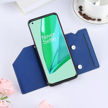 Load image into Gallery viewer, Skin Feel PU + TPU + PC Back Cover Shockproof Case with Card Slots &amp; Holder &amp; Photo Frame, For OnePlus 9 Pro, For Samsung Galaxy A42 5G