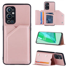 Load image into Gallery viewer, Skin Feel PU + TPU + PC Back Cover Shockproof Case with Card Slots &amp; Holder &amp; Photo Frame, For OnePlus 9 Pro, For Samsung Galaxy A42 5G