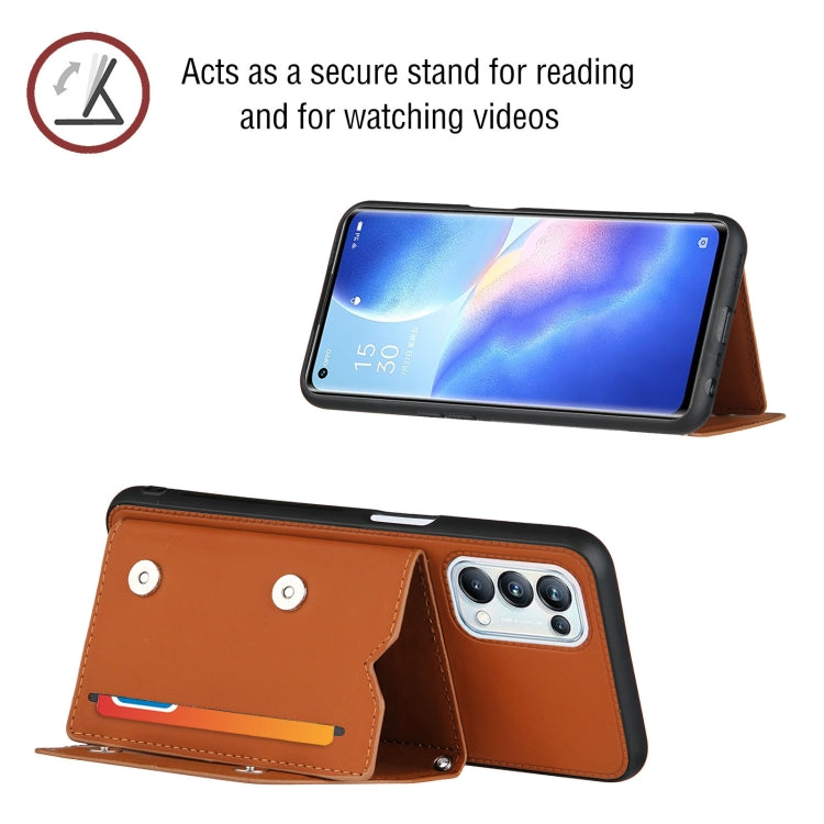 Skin Feel PU + TPU + PC Back Cover Shockproof Case with Card Slots & Holder & Photo Frame, For OPPO A93 5G, For OPPO A94, For Samsung Galaxy A02s (US Version), For Samsung Galaxy A02s (EU Version), For Samsung Galaxy A32 5G, For Xiaomi Mi 10T Lite 5G  ...