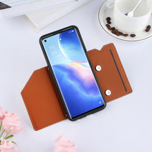 Load image into Gallery viewer, Skin Feel PU + TPU + PC Back Cover Shockproof Case with Card Slots &amp; Holder &amp; Photo Frame, For OPPO A93 5G, For OPPO A94, For Samsung Galaxy A02s (US Version), For Samsung Galaxy A02s (EU Version), For Samsung Galaxy A32 5G, For Xiaomi Mi 10T Lite 5G  ...