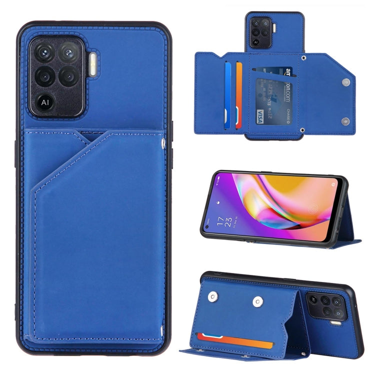 Skin Feel PU + TPU + PC Back Cover Shockproof Case with Card Slots & Holder & Photo Frame, For OPPO A93 5G, For OPPO A94, For Samsung Galaxy A02s (US Version), For Samsung Galaxy A02s (EU Version), For Samsung Galaxy A32 5G, For Xiaomi Mi 10T Lite 5G  ...