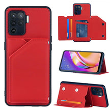Load image into Gallery viewer, Skin Feel PU + TPU + PC Back Cover Shockproof Case with Card Slots &amp; Holder &amp; Photo Frame, For OPPO A93 5G, For OPPO A94, For Samsung Galaxy A02s (US Version), For Samsung Galaxy A02s (EU Version), For Samsung Galaxy A32 5G, For Xiaomi Mi 10T Lite 5G  ...