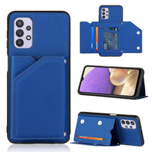Load image into Gallery viewer, Skin Feel PU + TPU + PC Back Cover Shockproof Case with Card Slots &amp; Holder &amp; Photo Frame, For OPPO A93 5G, For OPPO A94, For Samsung Galaxy A02s (US Version), For Samsung Galaxy A02s (EU Version), For Samsung Galaxy A32 5G, For Xiaomi Mi 10T Lite 5G  ...