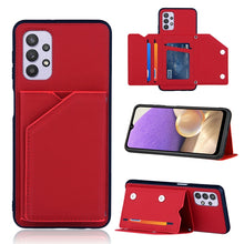 Load image into Gallery viewer, Skin Feel PU + TPU + PC Back Cover Shockproof Case with Card Slots &amp; Holder &amp; Photo Frame, For OPPO A93 5G, For OPPO A94, For Samsung Galaxy A02s (US Version), For Samsung Galaxy A02s (EU Version), For Samsung Galaxy A32 5G, For Xiaomi Mi 10T Lite 5G  ...