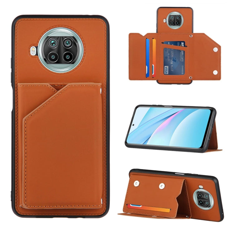 Skin Feel PU + TPU + PC Back Cover Shockproof Case with Card Slots & Holder & Photo Frame, For OPPO A93 5G, For OPPO A94, For Samsung Galaxy A02s (US Version), For Samsung Galaxy A02s (EU Version), For Samsung Galaxy A32 5G, For Xiaomi Mi 10T Lite 5G  ...