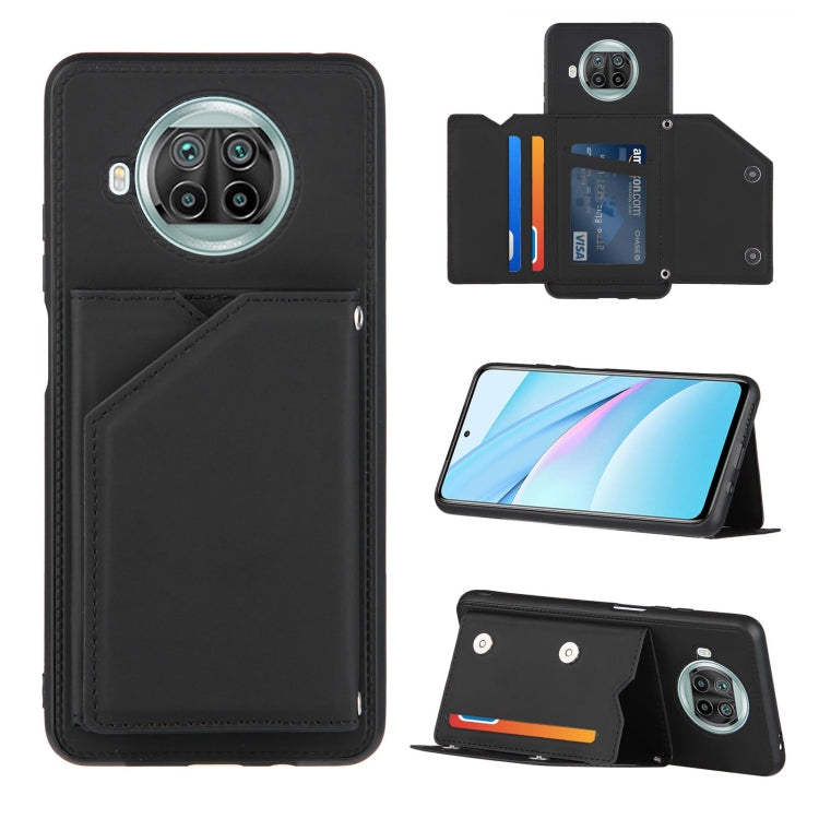 Skin Feel PU + TPU + PC Back Cover Shockproof Case with Card Slots & Holder & Photo Frame, For OPPO A93 5G, For OPPO A94, For Samsung Galaxy A02s (US Version), For Samsung Galaxy A02s (EU Version), For Samsung Galaxy A32 5G, For Xiaomi Mi 10T Lite 5G  ...